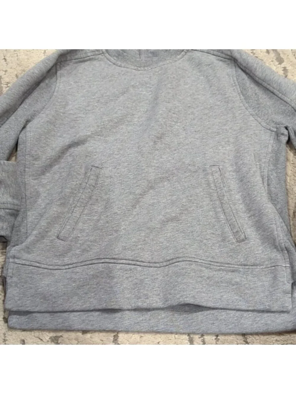 Lululemon Press Pause Crew Heathered Medium Grey